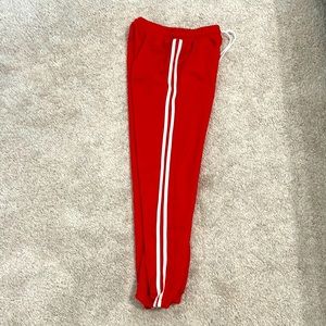Fashion nova Red joggers